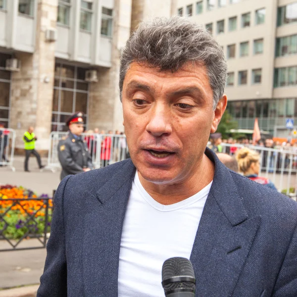 Boris Nemtsov - russian statesman — Stock Photo, Image