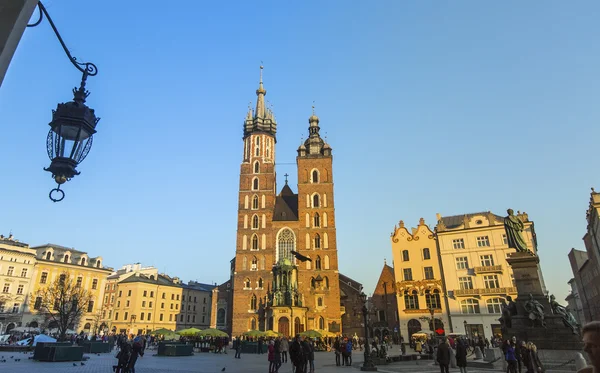 St.Mary de kerk in Krakau — Stockfoto
