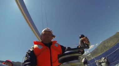 Denizciler regatta Yunanistan katılmak