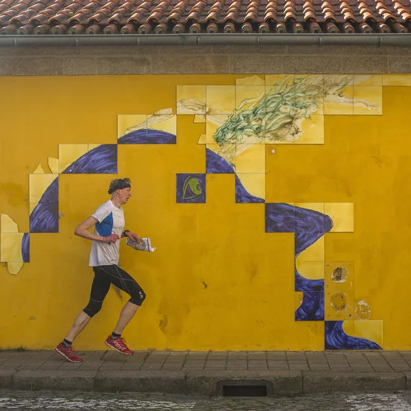 Carrelage azulejo portugais à Porto — Photo