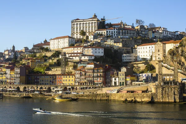 Ribeira à la rivière Douro à Porto — Photo