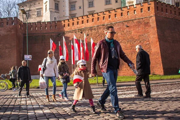 Narodowy Dzień Niepodległości Rzeczypospolitej Polskiej — Zdjęcie stockowe