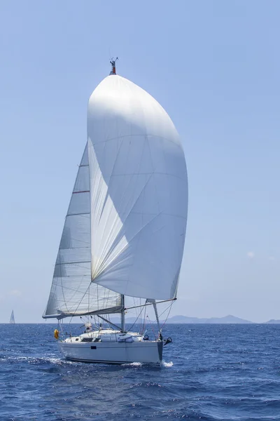 Ship yachts in open Sea — Stock Photo, Image