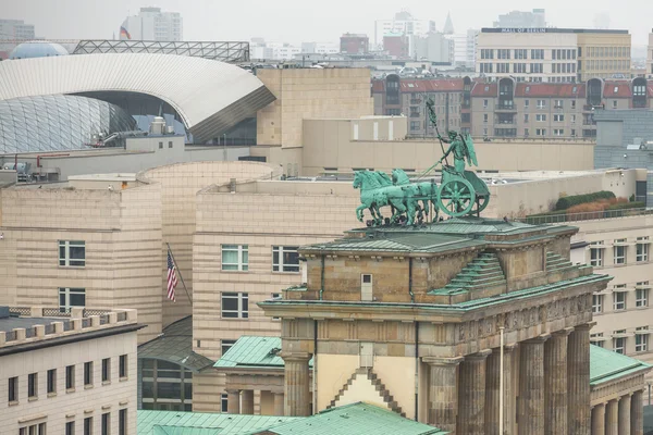 Vista de la Puerta de Brandeburgo —  Fotos de Stock