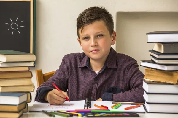 Schüler-Grundschule — Stockfoto