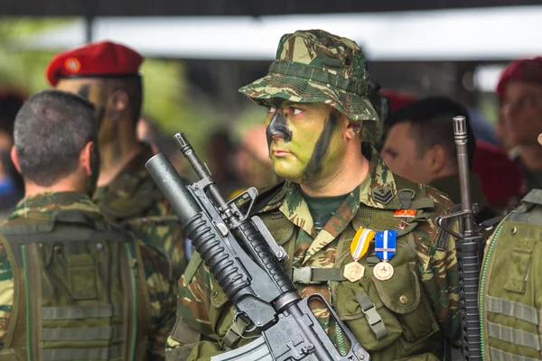 Pendant la fête de l'indépendance — Photo