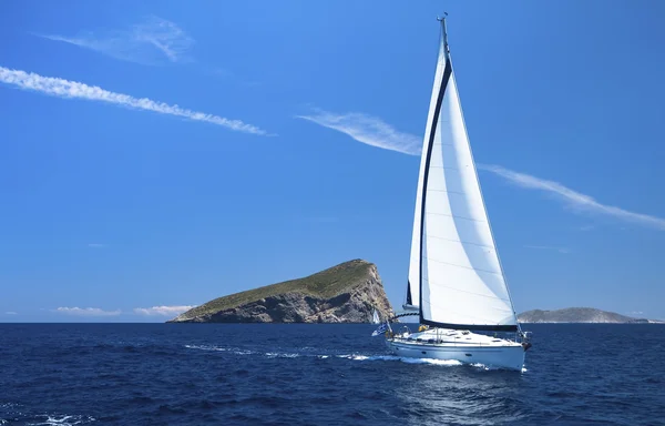 Yachting. Sailing regatta. — Stock Photo, Image