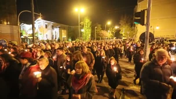 Святкування православної Великодня — стокове відео