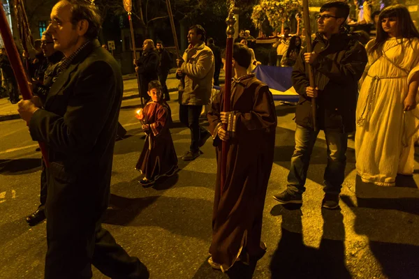 Людей під час святкування Пасхи Православна — стокове фото