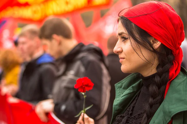 Tijdens de viering van mei dag — Stockfoto