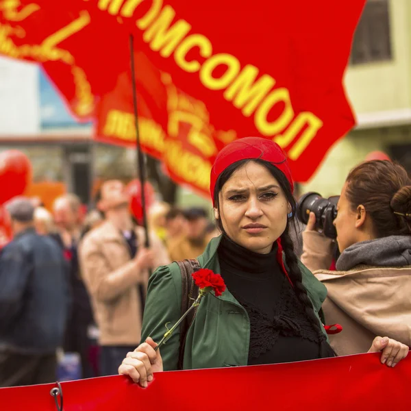 Durante la celebrazione del Primo Maggio — Foto Stock