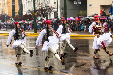 Yunan askerleri Evzones