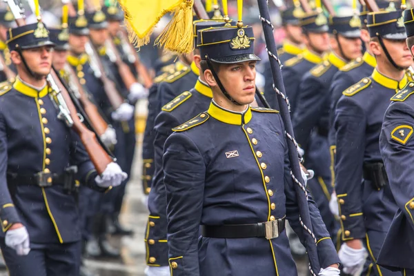 Desfile militar para o Dia da Independência da Grécia — Fotografia de Stock