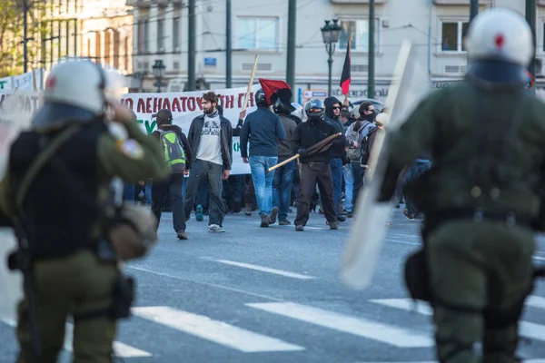 Leftist and anarchist groups — Stock Photo, Image