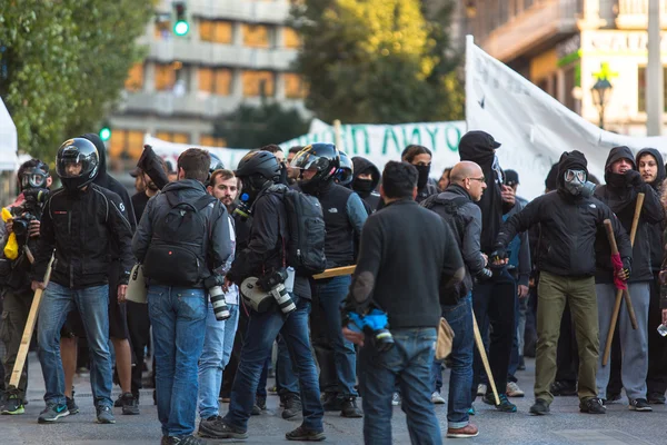 Gruppi anarchici e di sinistra — Foto Stock