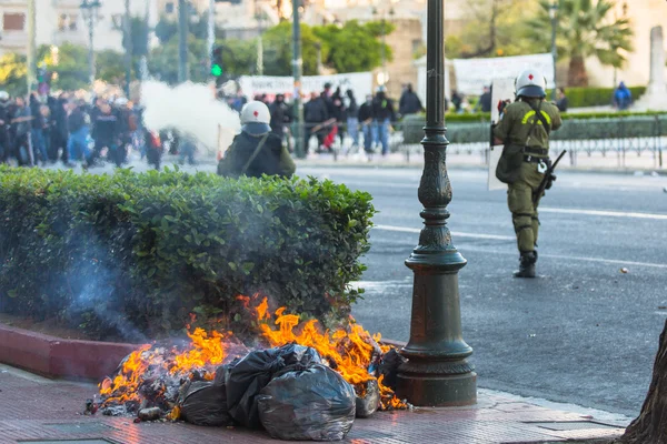 Leftist and anarchist groups — Stock Photo, Image