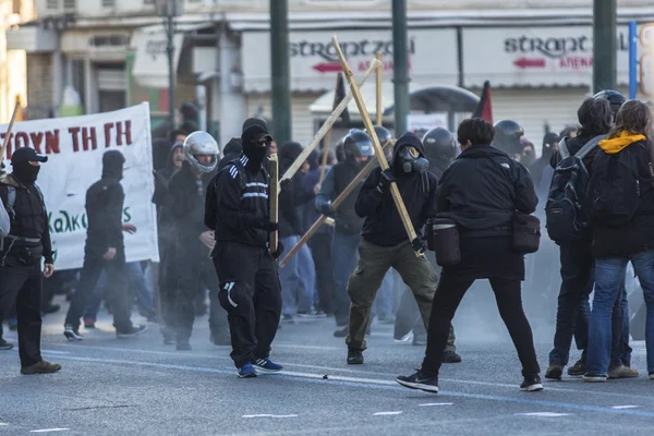 Grupos de izquierda y anarquistas — Foto de Stock