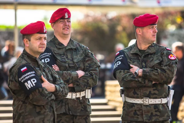 La gendarmerie militaire célèbre la déclaration de la Constitution — Photo