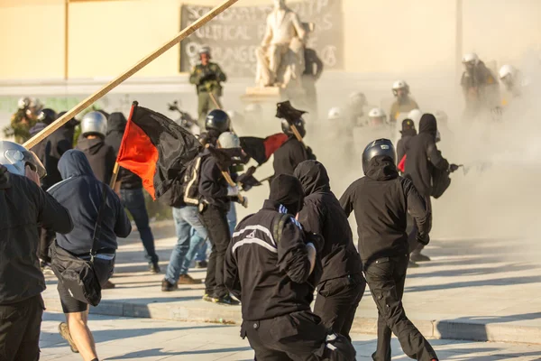 Ομάδες της Αριστεράς και η αναρχικής — Φωτογραφία Αρχείου