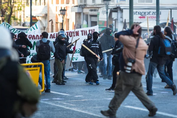 Lewicowy i anarchistycznych grup — Zdjęcie stockowe