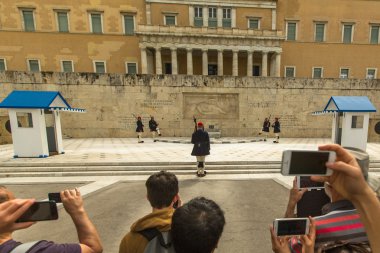 Yunan askerleri Evzones