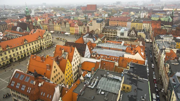 Centro histórico de Wroclaw, Polonia . — Foto de Stock