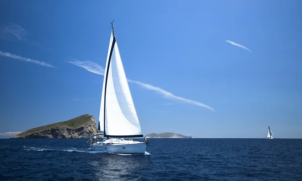 Vitorlás yacht race — Stock Fotó