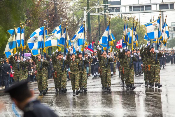 ギリシャ人の英雄に敬意を払う — ストック写真