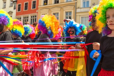 Ejderha edildi 's Basilica yakınındaki geçit töreni sırasında