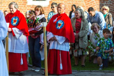 Corpus Christi bayram kutlamaları sırasında