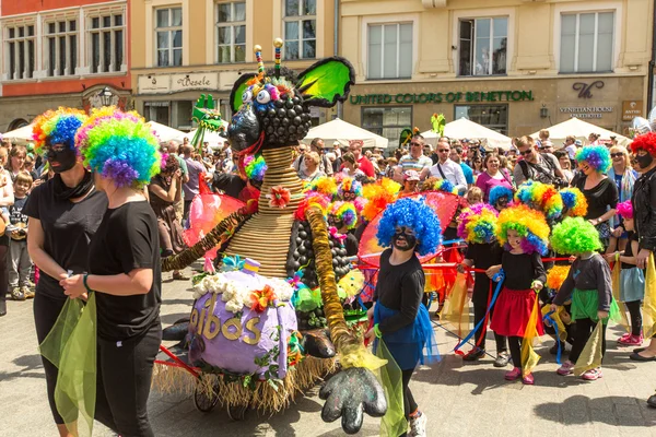 Pendant le défilé des dragons — Photo