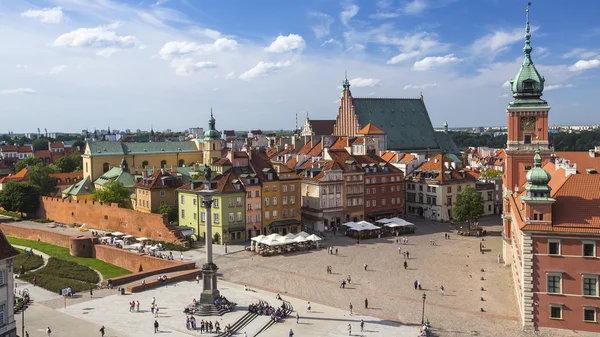 Castle Square in Warsaw — Stock Photo, Image