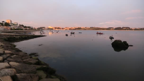 在日落，波尔图杜罗河 — 图库视频影像