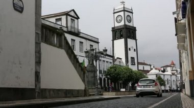 sokak Ponta Delgada Merkezi içinde