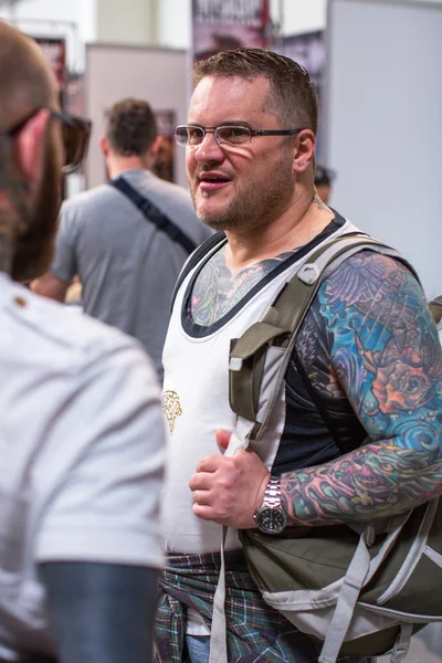 Unidentified participants at International Tattoo Convention — Stockfoto