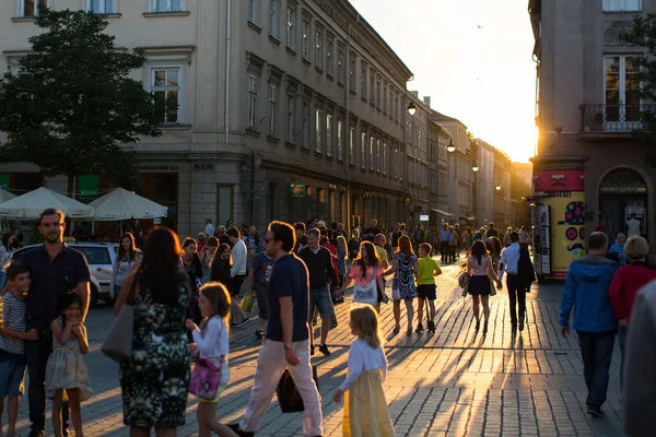 Teilnehmer am internationalen Straßentheaterfestival — Stockfoto