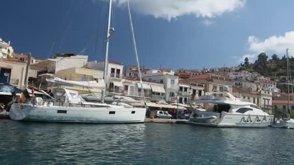 Poros eiland, Griekenland — Stockvideo