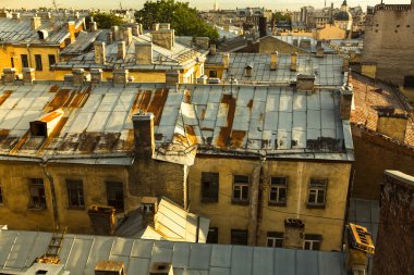 çatıları tarihi St. Petersburg Merkezi