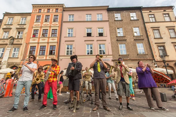 Festival Internacional de Teatros de Rua em Cracóvia — Fotografia de Stock