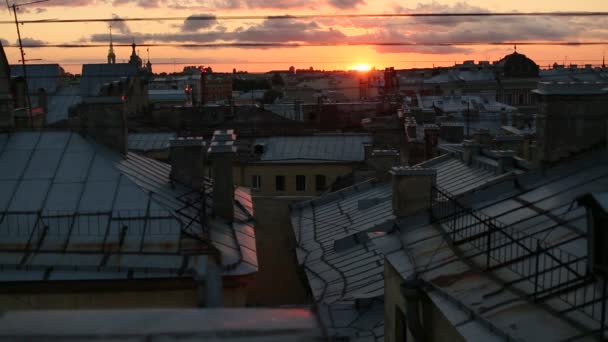 Centro histórico de São Petersburgo — Vídeo de Stock