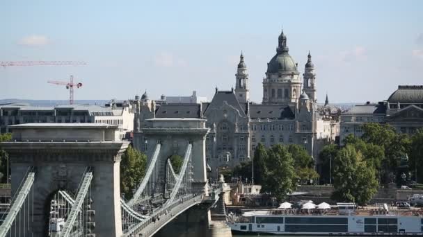 Ciudad de Budapest skyline — Vídeos de Stock