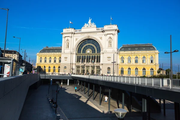 Σιδηροδρομικό σταθμό Keleti Βουδαπέστη — Φωτογραφία Αρχείου