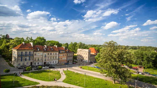 Jedna z ulice Varšavské staré město — Stock fotografie