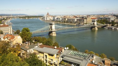 Panorama of the Danube river