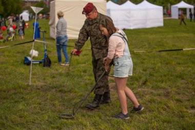 Çocuk gösteri askeri sırasında