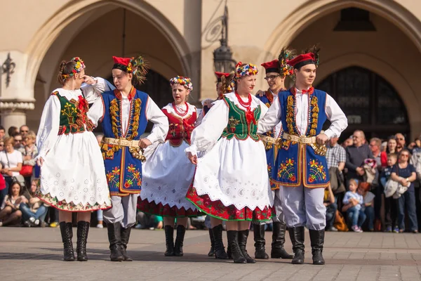 Polish folk collective — Stock Photo, Image