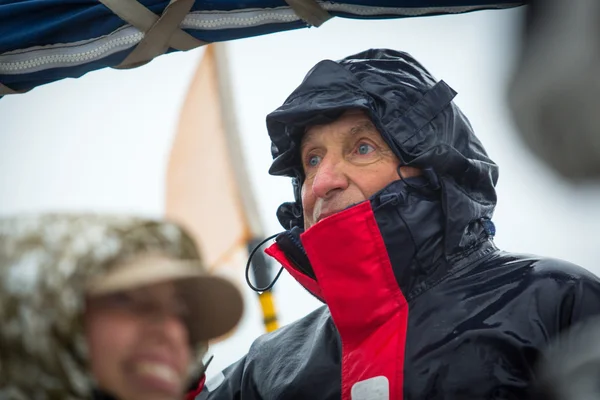 Segler nehmen an Segelregatta teil — Stockfoto