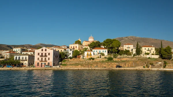 View from the sea of buildings and Ortodox temple. — ストック写真