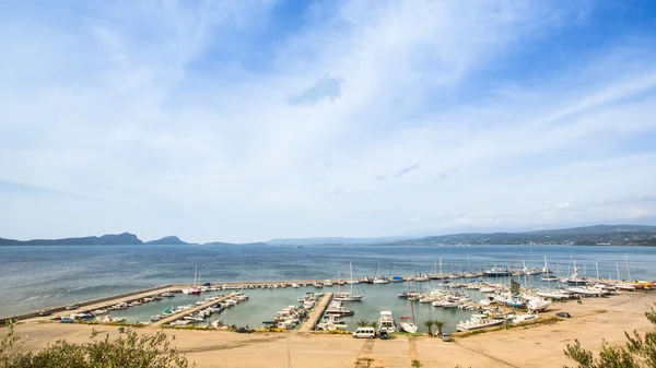 Vista da ilha Pylos — Fotografia de Stock