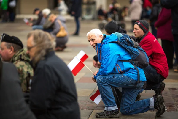 Nationaler Unabhängigkeitstag einer Republik Polen — Stockfoto